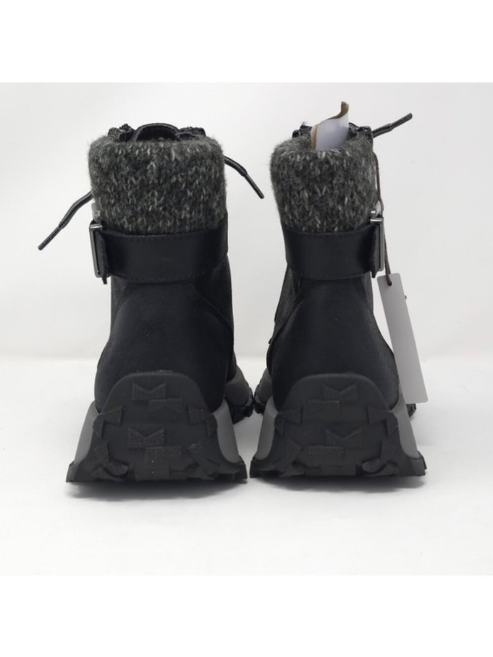 CLIFFS BY WHITE MOUNTAIN Cushioned Lace Up City Hiker Sneaker Boot Black 7.5M - Picture 6 of 11